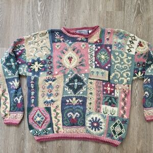90s Hand Knit Sweater